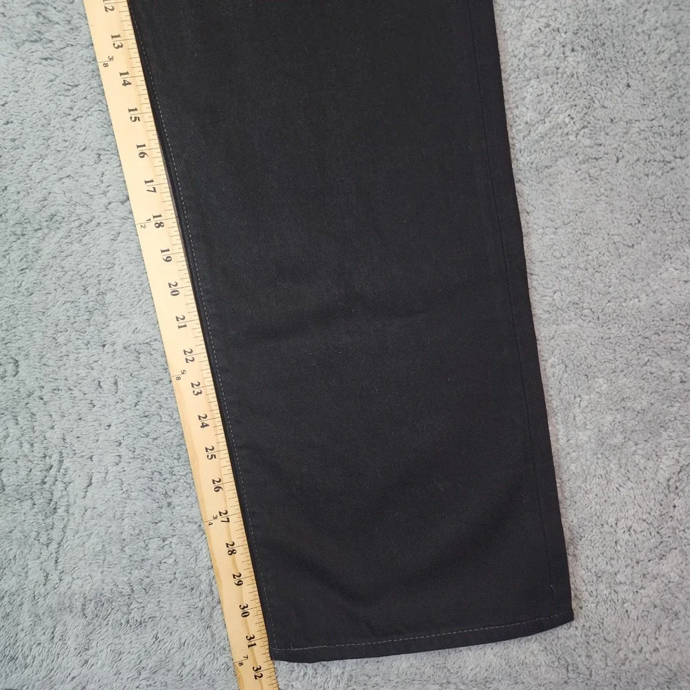 Levis 501 Button Fly Jeans Mens 40x32 Black Original Fit Denim Casual Cotton NWT
